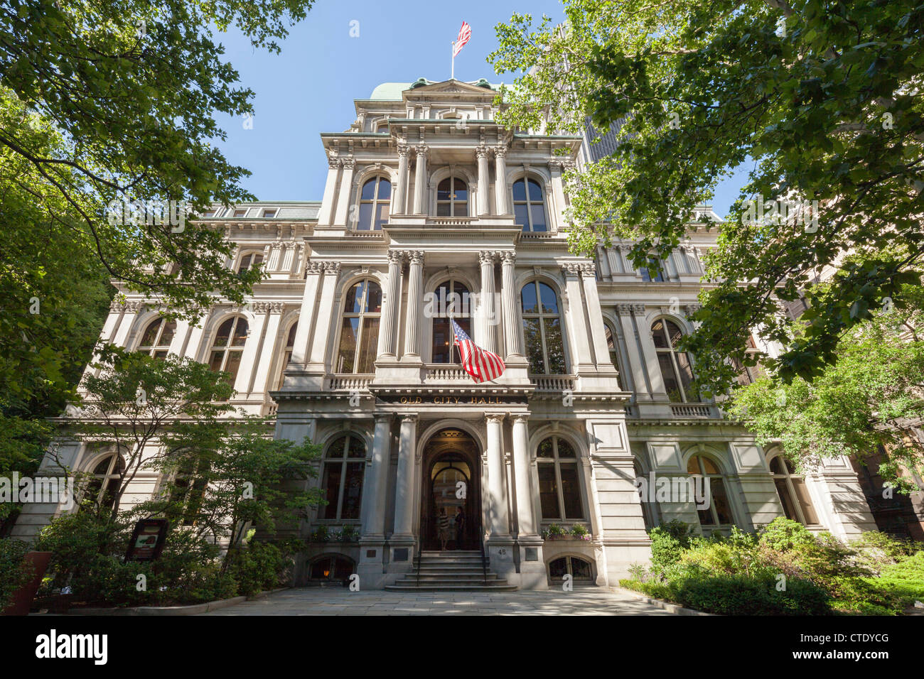 Boston Vecchio Municipio Foto Stock