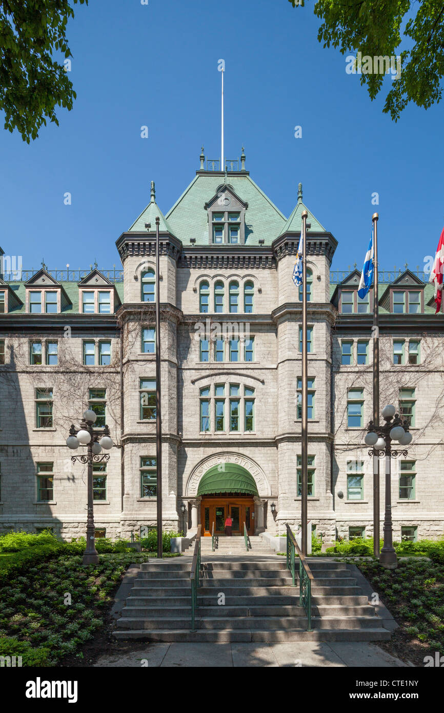 Hôtel de ville de Quebec City Hall Foto Stock