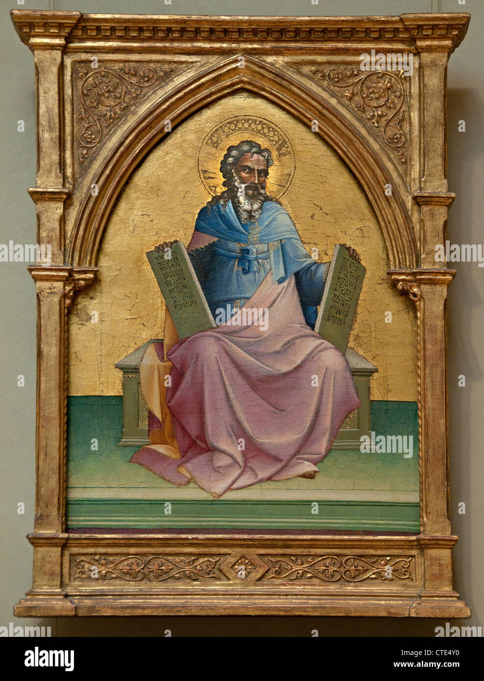 Mosè 1408 da Lorenzo Monaco ( Piero di Giovanni ) Italia Firenze italiano ca. 1370-1425 Foto Stock