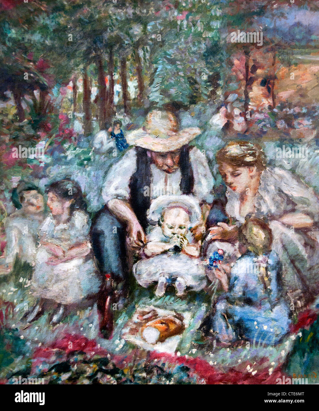 La famiglia di Claude Terasse 1899 Pierre Bonnard 1867 1947 il francese in Francia Foto Stock