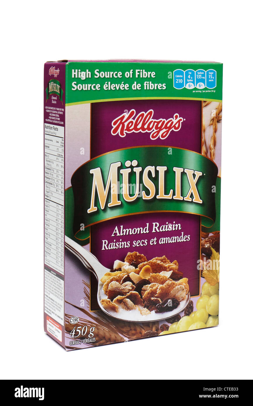 Muesli, cereali Muslix Foto Stock