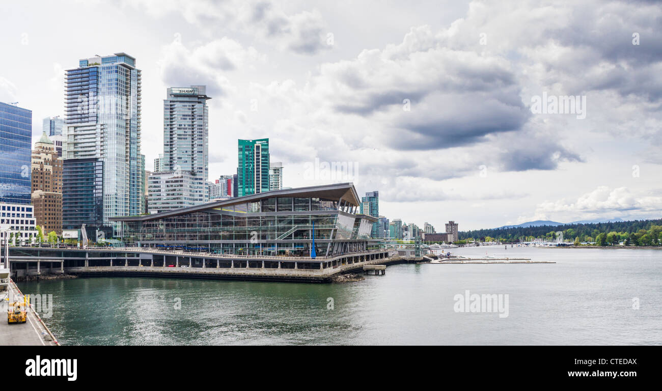 Il Porto di Vancouver a Vancouver, British Columbia, Canada. Foto Stock