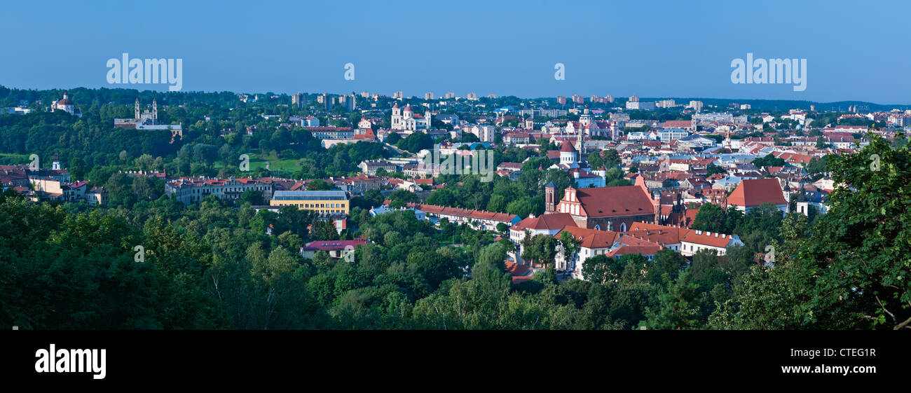 Vilnius City View Lituania Foto Stock