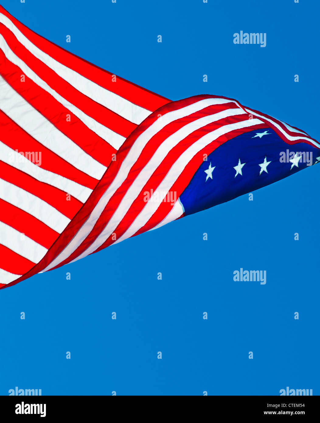 Stati Uniti d'America, New York City, 15 star noi bandiera Foto Stock