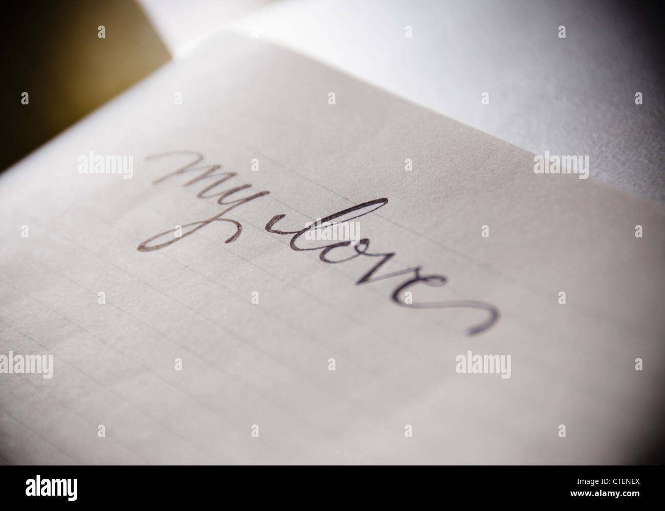 Stati Uniti d'America, New Jersey, Jersey City, lettera d'amore Foto Stock