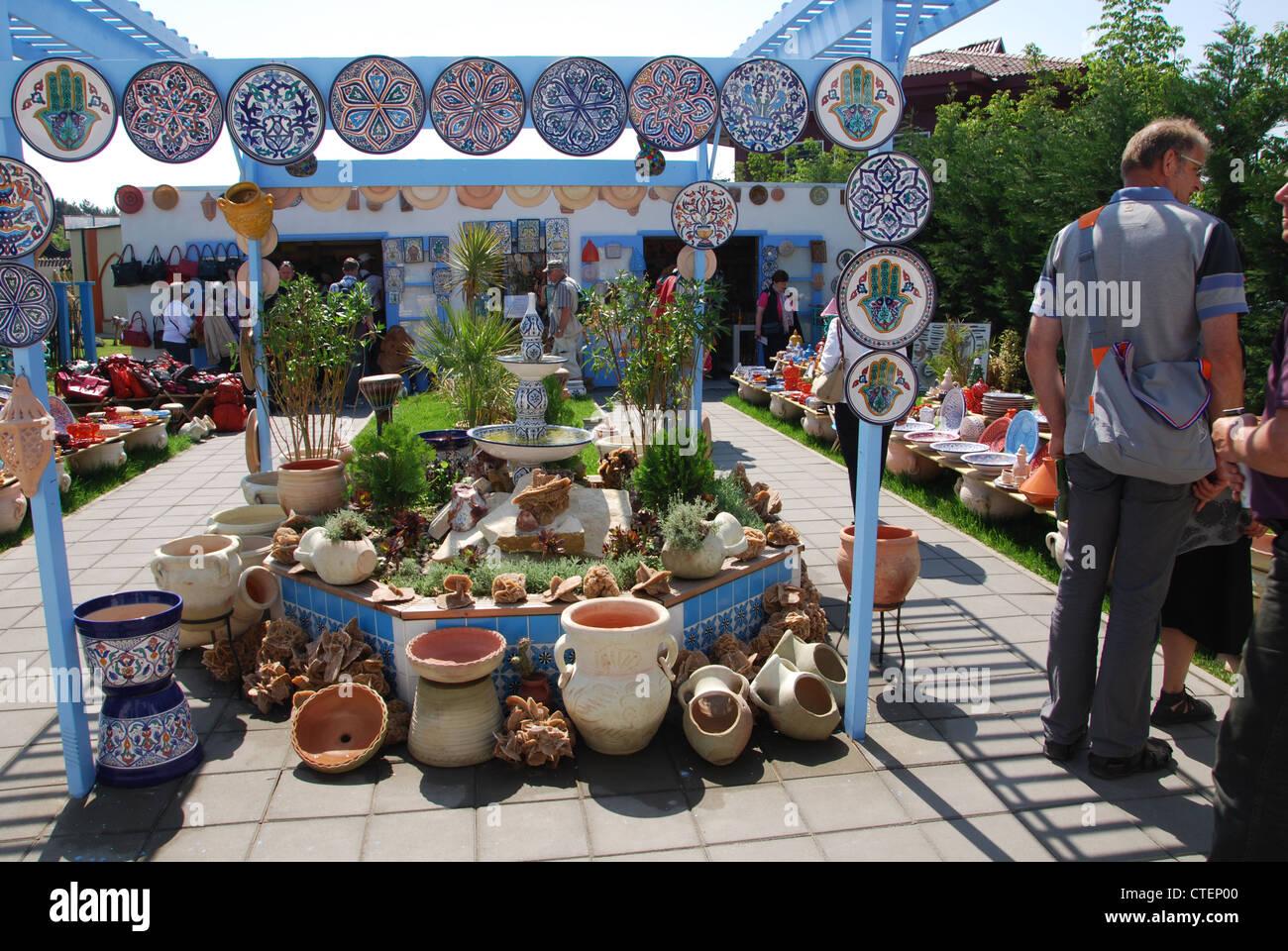 Padiglione tunisino a Floriade 2012, world horticultural expo Venlo Paesi Bassi Foto Stock