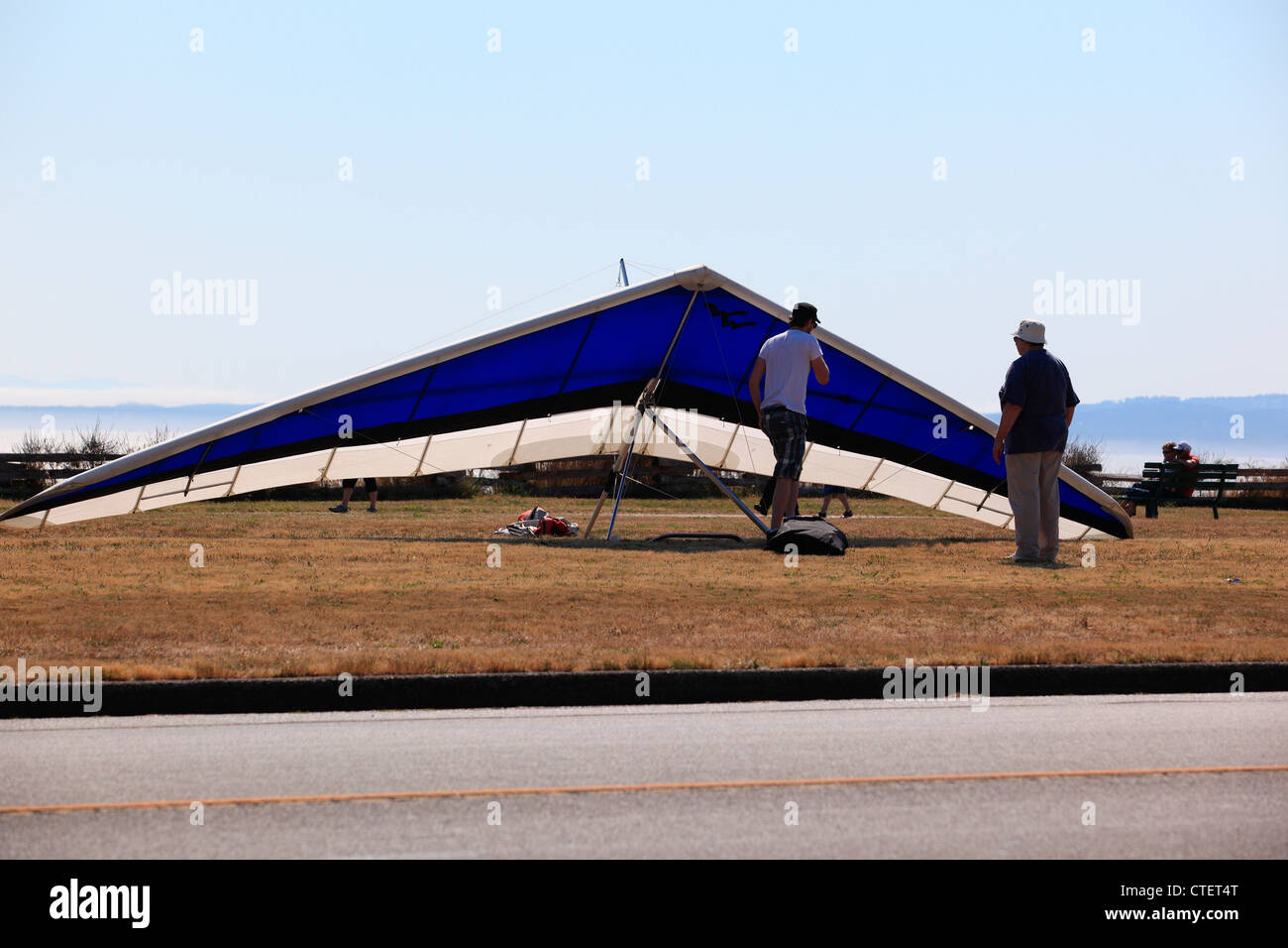aliante di caduta Foto Stock