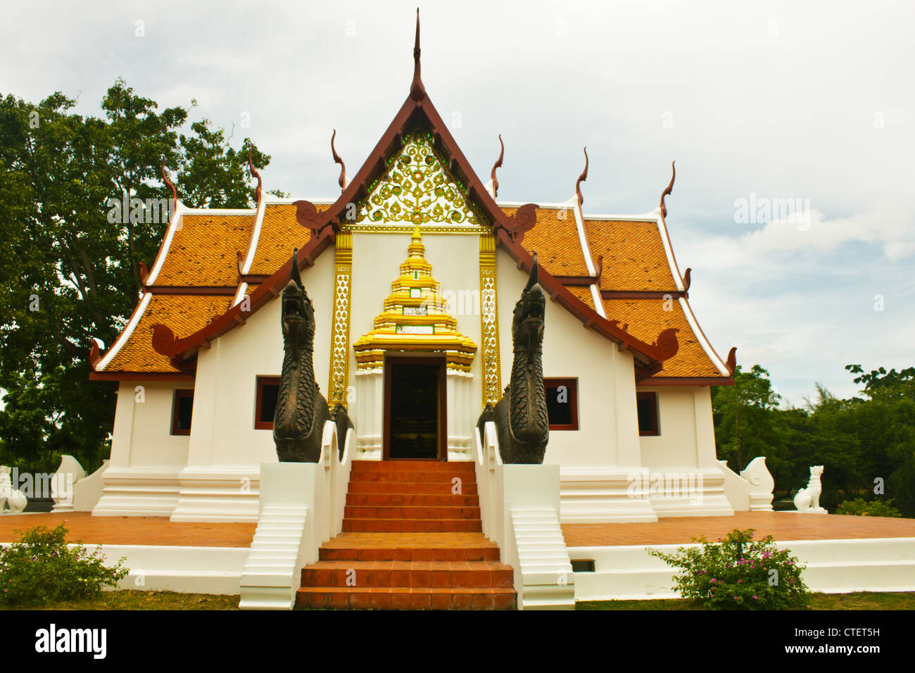 Stock Photo : un bellissimo tempio in Thailandia Foto Stock