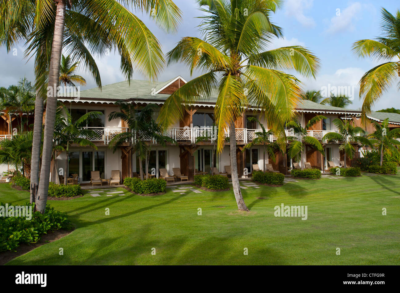 Caribbean West Indies Saint Kitts e Nevis - Four Seasons Hotel e Resort di Nevis - camere Foto Stock