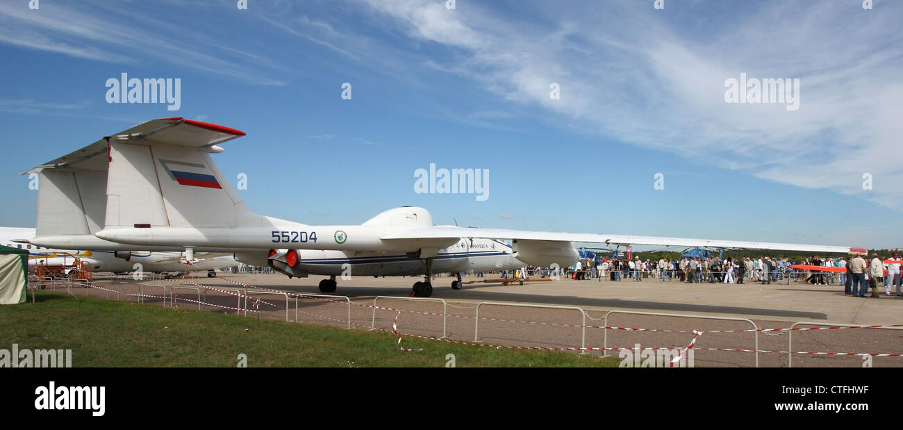 Aerei di ricognizione Myasishchev M-55 Mystic-B (internazionale salone aerospaziale MAKS-2011) Foto Stock