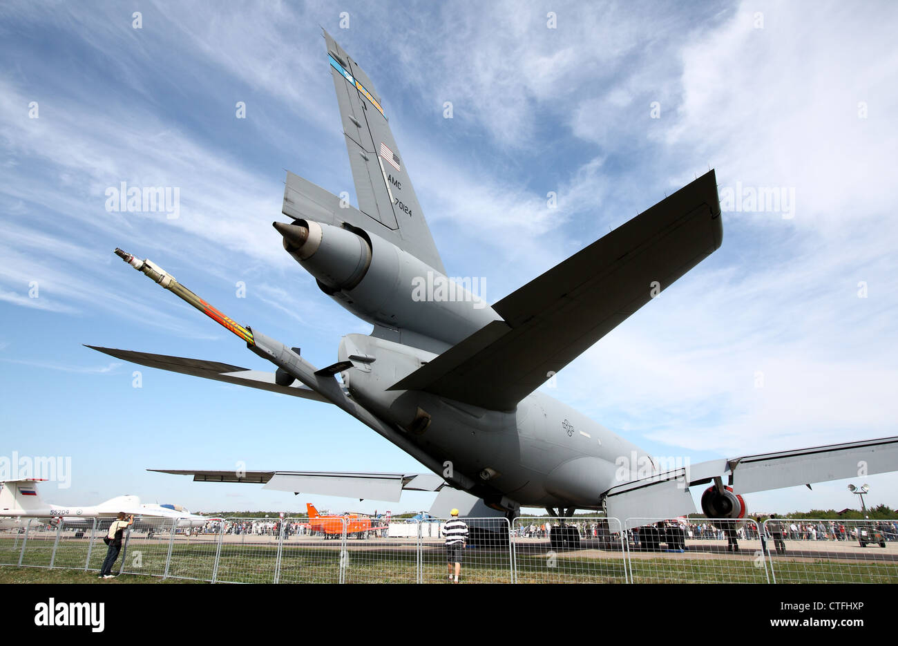 Air-air tanker aeromobili McDonnell Douglas KC-10 Extender (internazionale salone aerospaziale MAKS-2011 Foto Stock