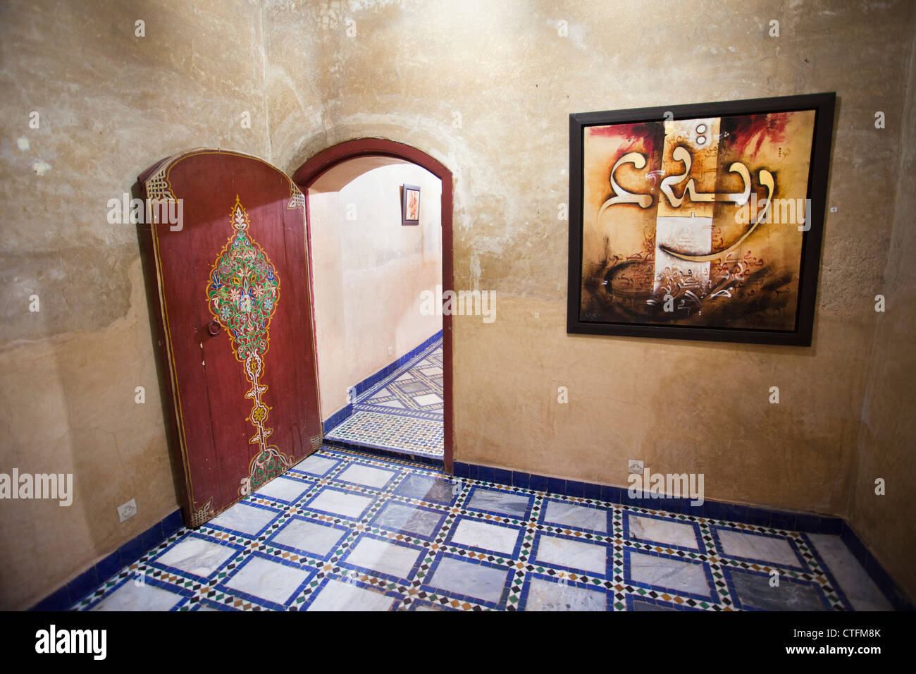 Il Marocco, la Medina di Marrakech, Museo. Foto Stock