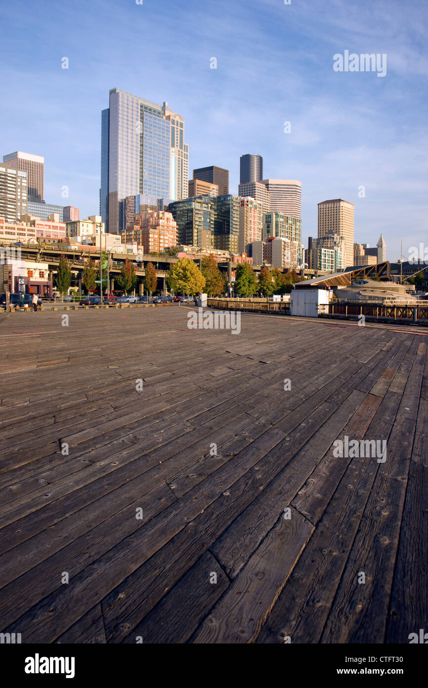 Orizzonte di Seattle Foto Stock