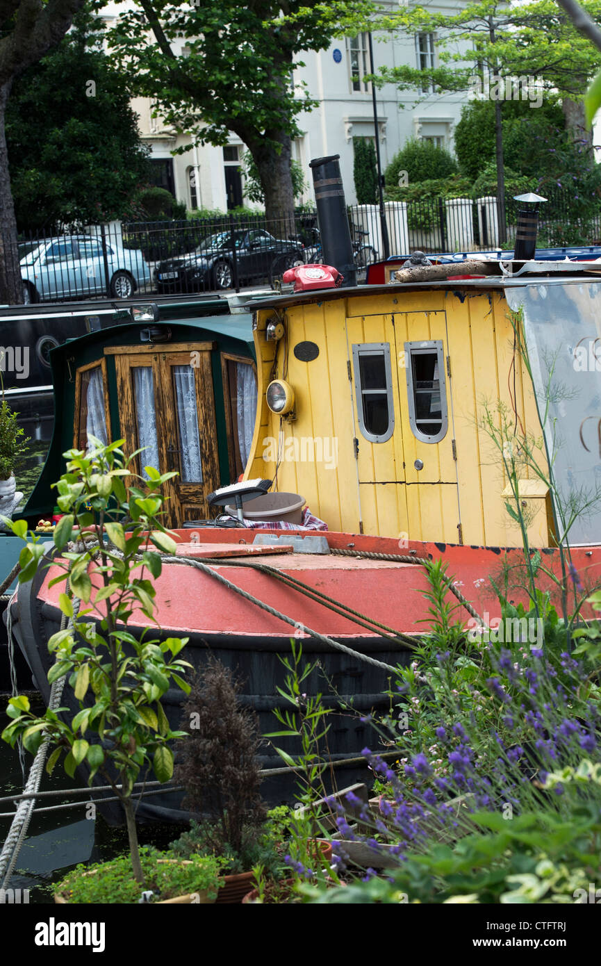 Battelli, Little Venice, London Inghilterra England Foto Stock
