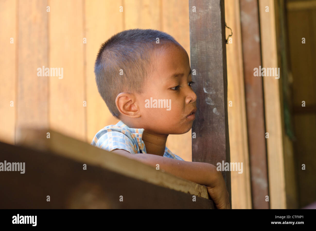 Ragazzo indonesiano Foto Stock