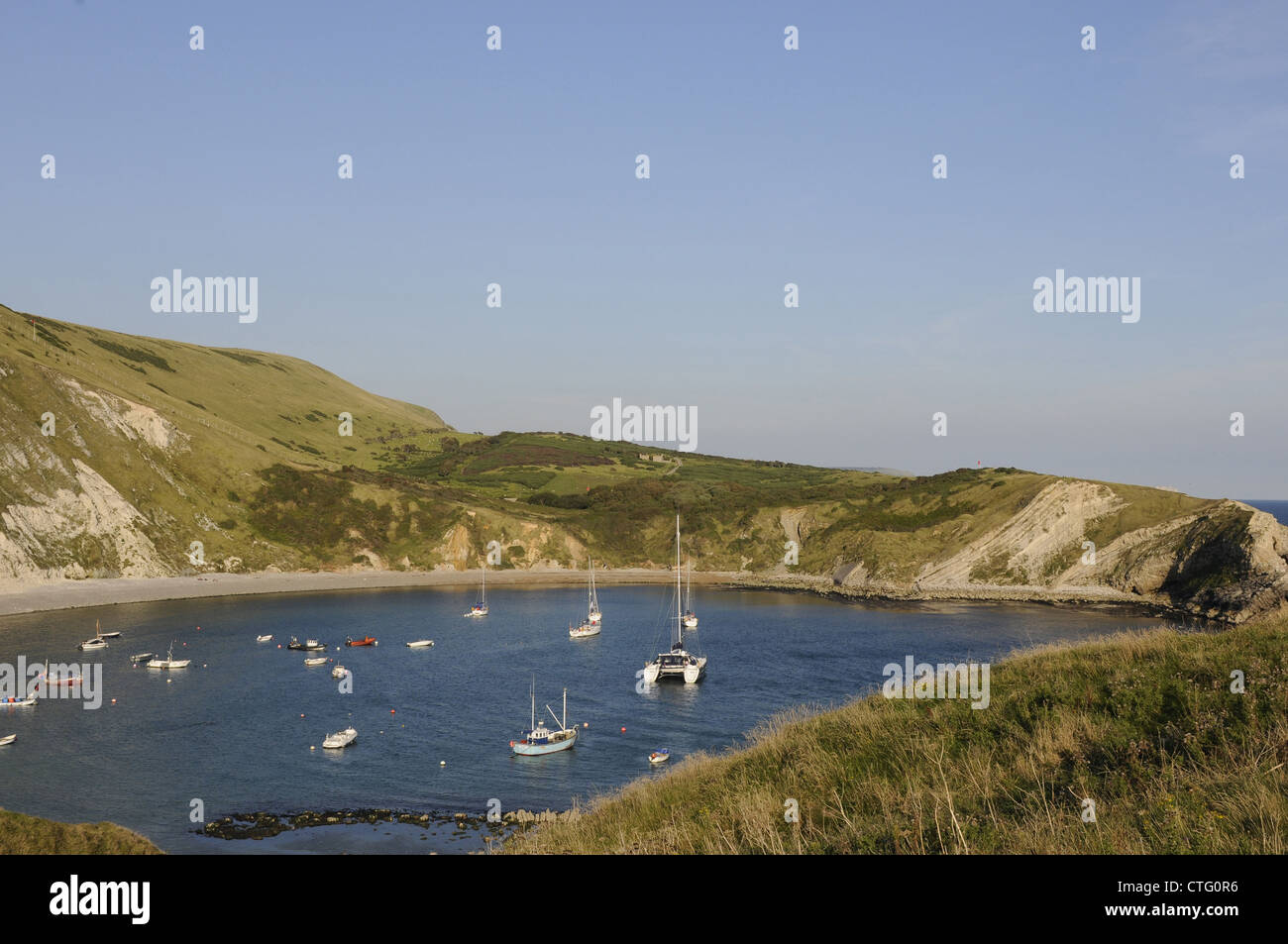 Lulworth Cove Isle of Purbeck Dorset Inghilterra Foto Stock
