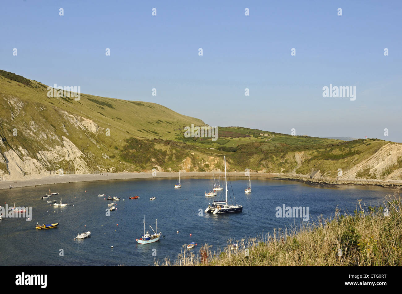 Lulworth Cove Isle of Purbeck Dorset Inghilterra Foto Stock