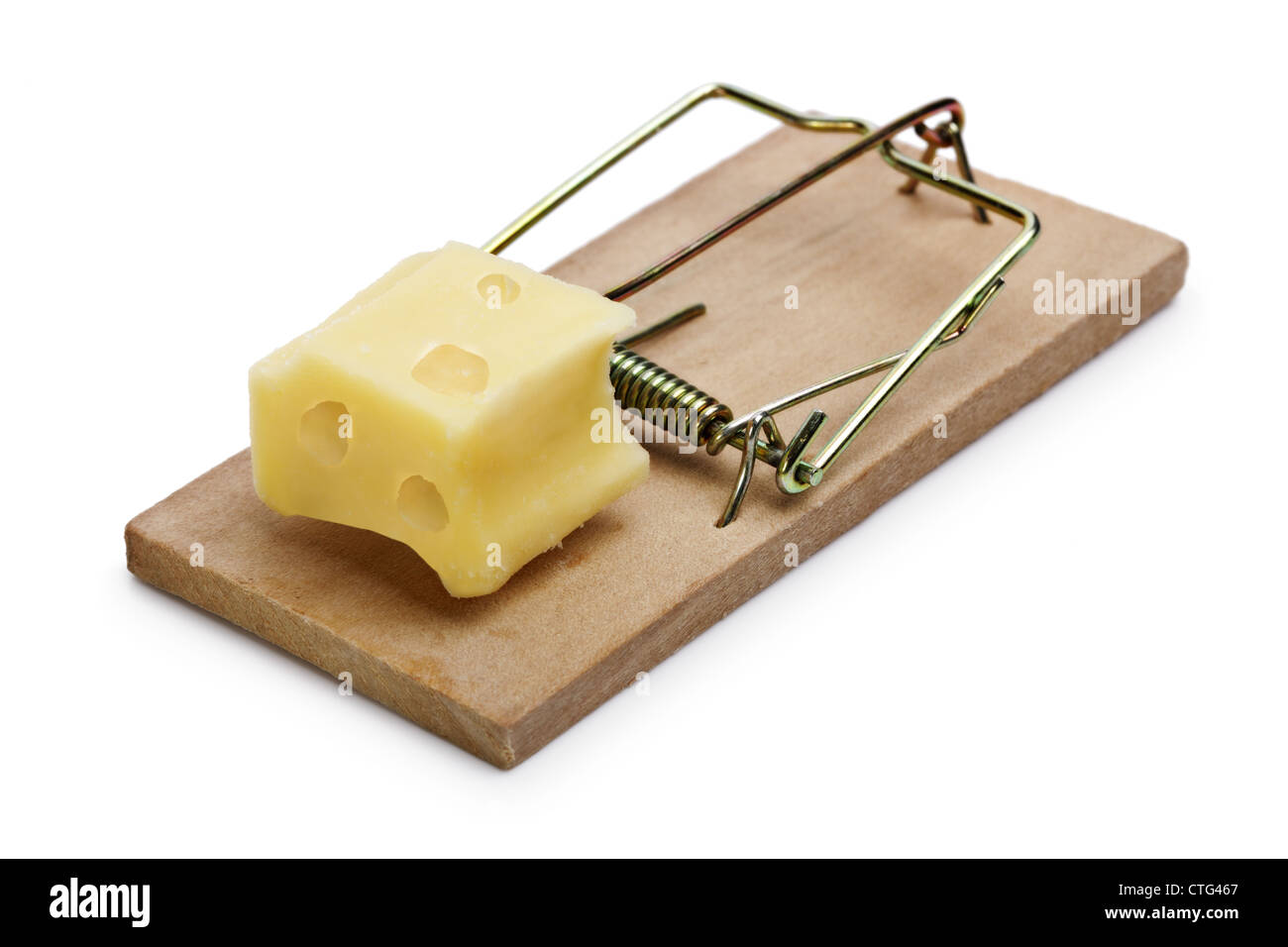 Mousetrap con formaggio incentivo Foto Stock