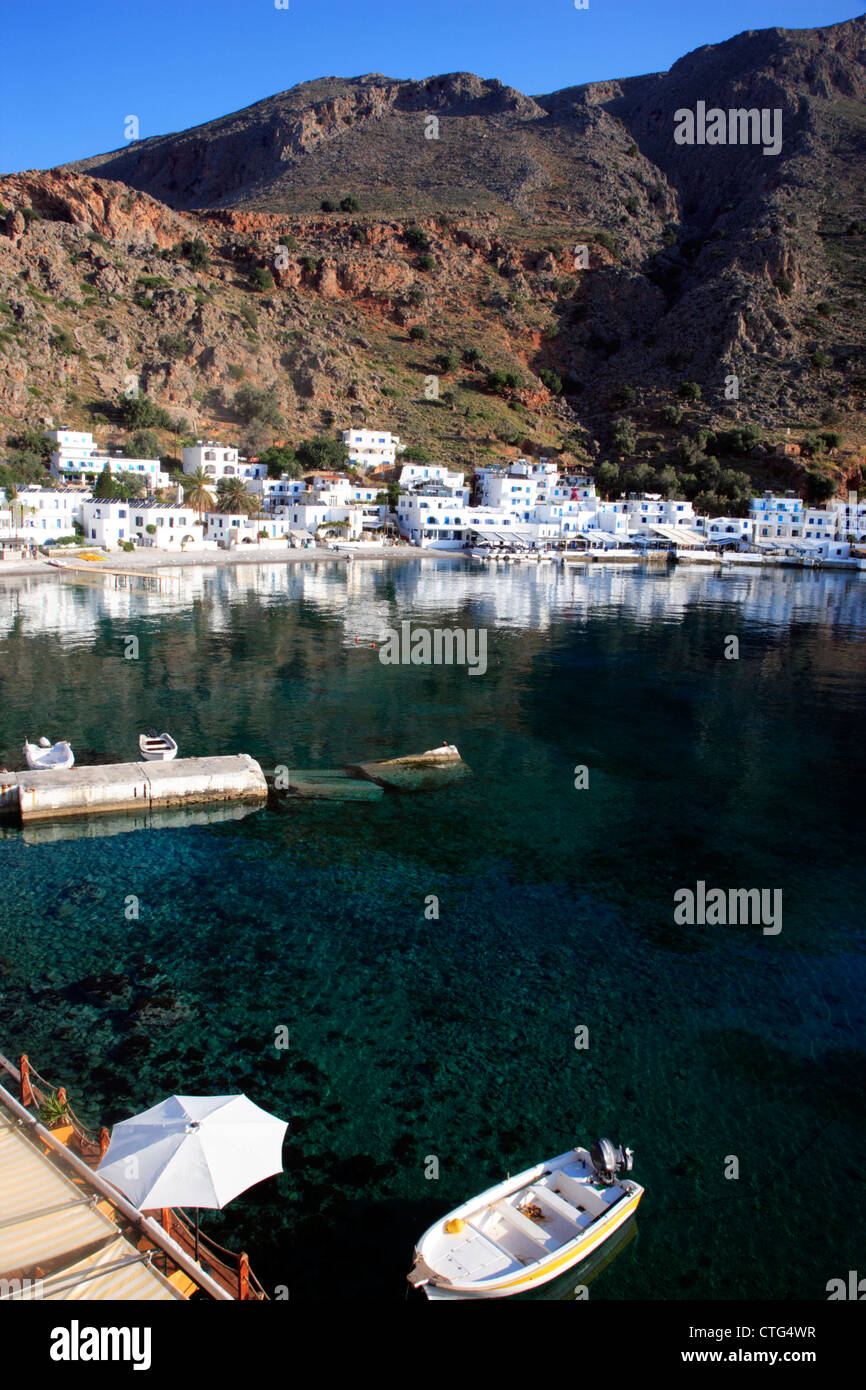 Loutro Sud di Creta, Grecia Foto Stock