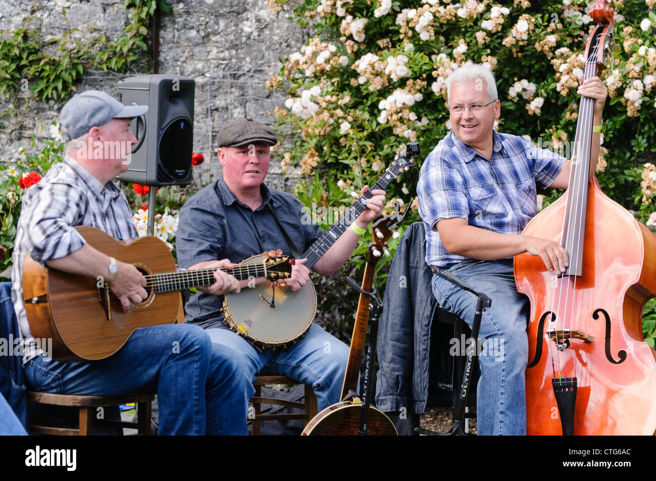 Ulster Scots paese fiddle band Foto Stock