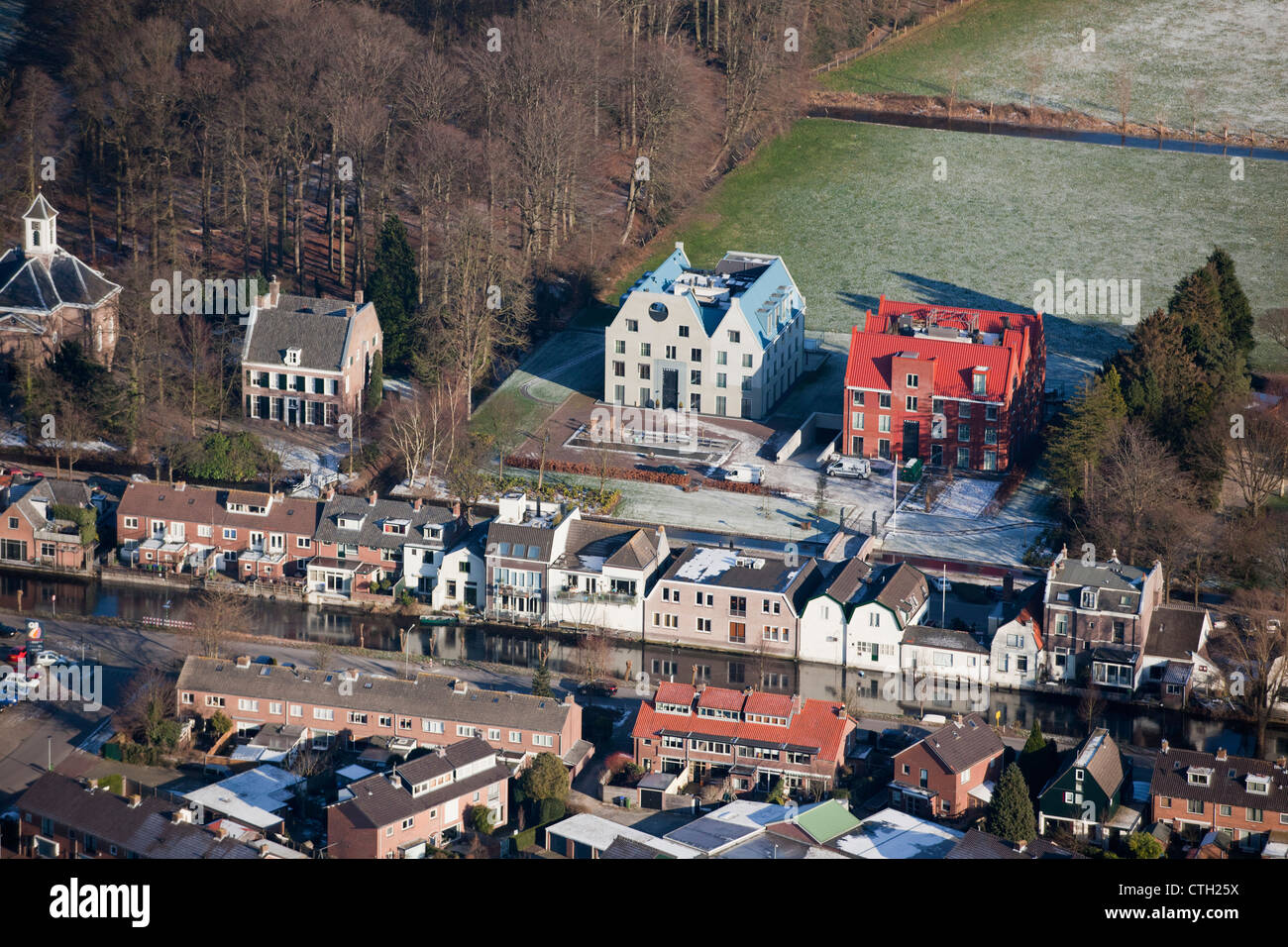 I Paesi Bassi, 's-Graveland, antenna. Tenuta rurale Castore e Polluce. Foto Stock