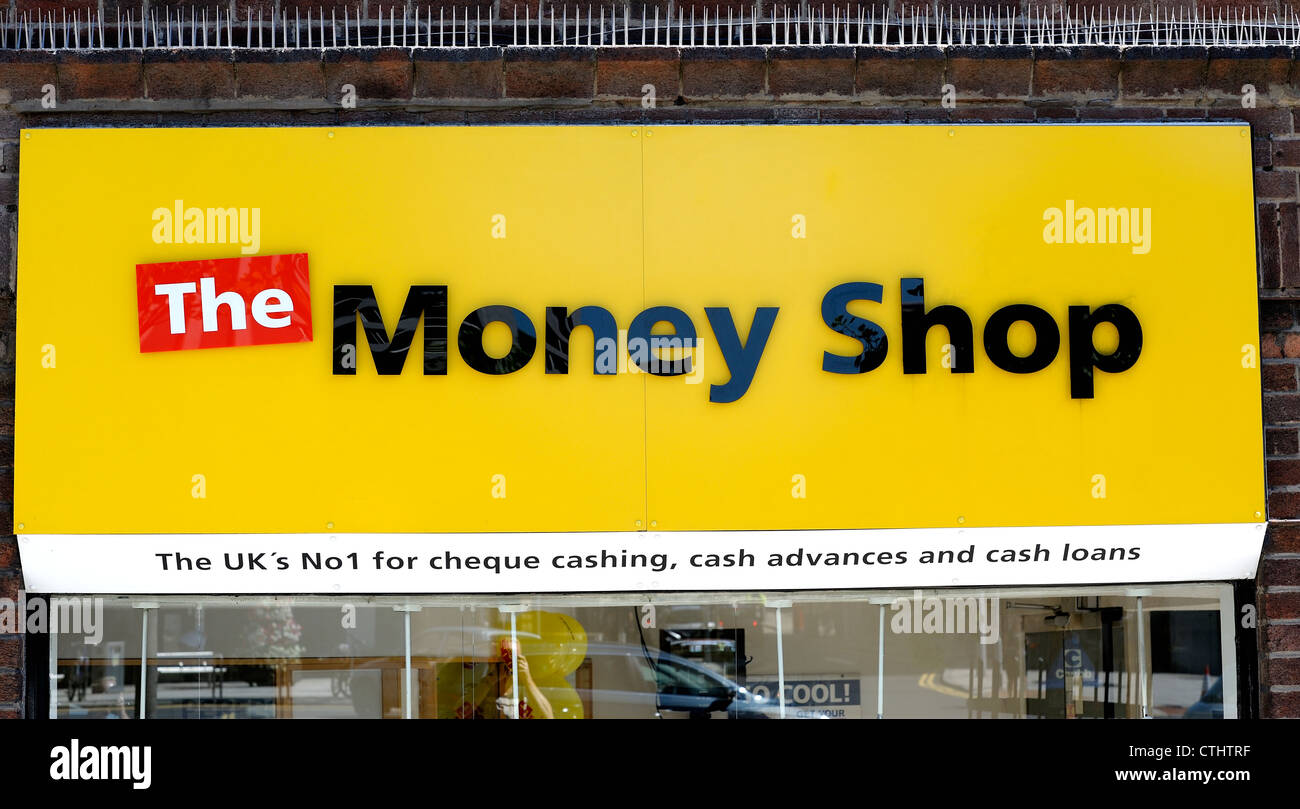 Il denaro shop nottingham England Regno Unito Foto Stock