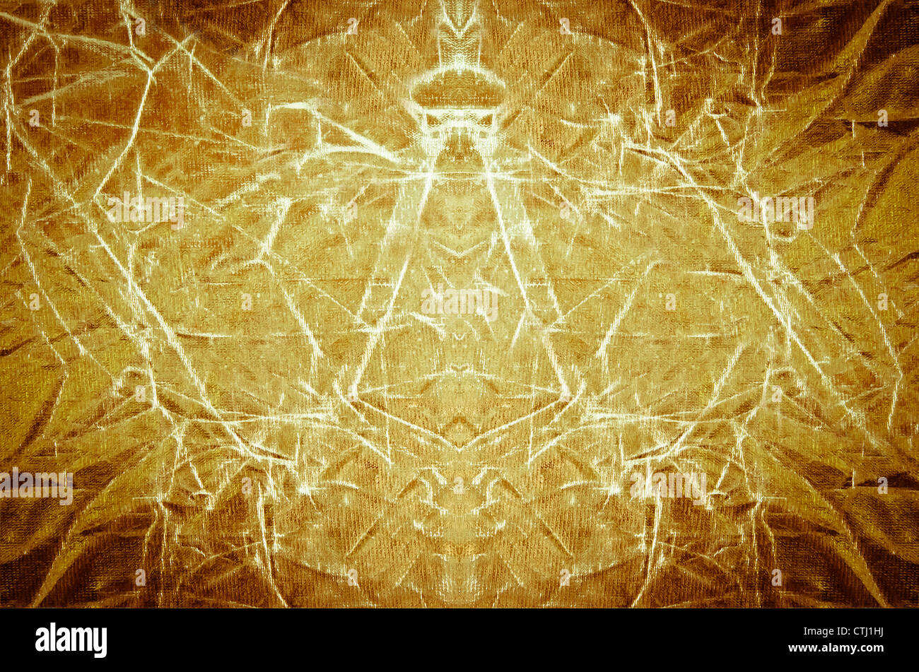 Tessuto rugoso golden texture di sfondo , abstract wallpaper Foto Stock