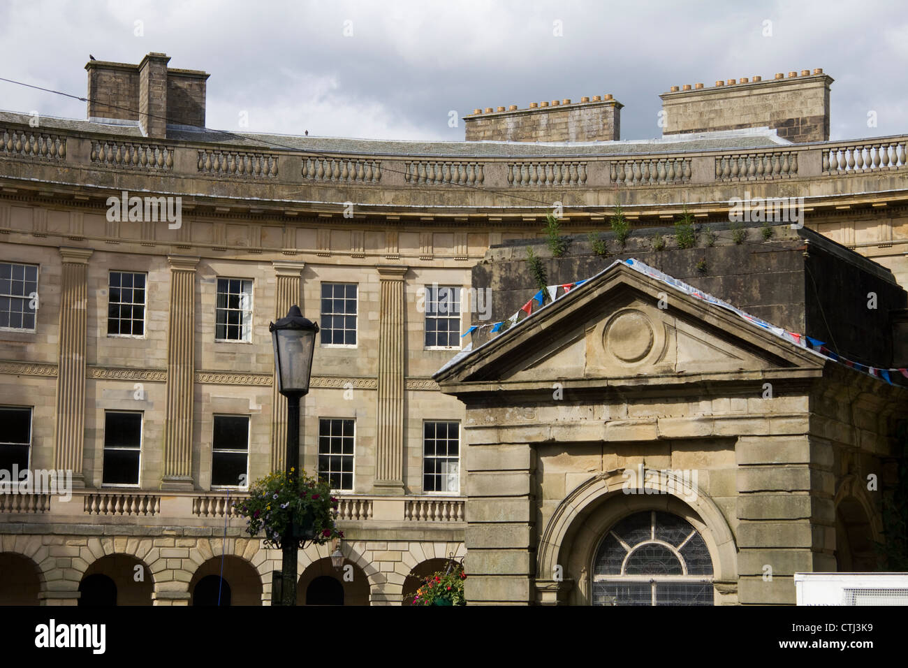 La Mezzaluna in Buxton Spa Derbyshire England Regno Unito GB EU Europe Foto Stock