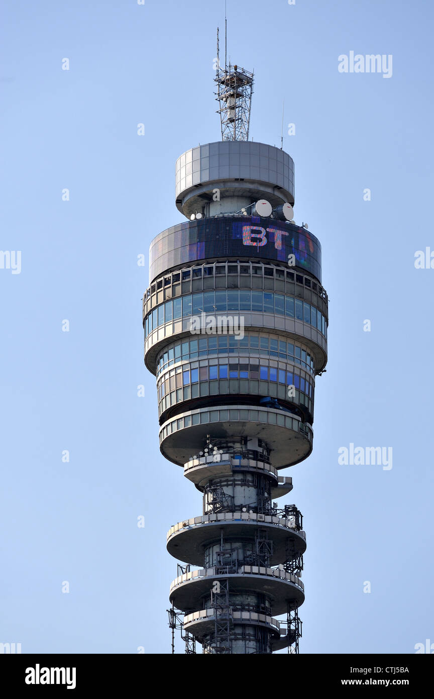 BT Tower di Londra Foto Stock