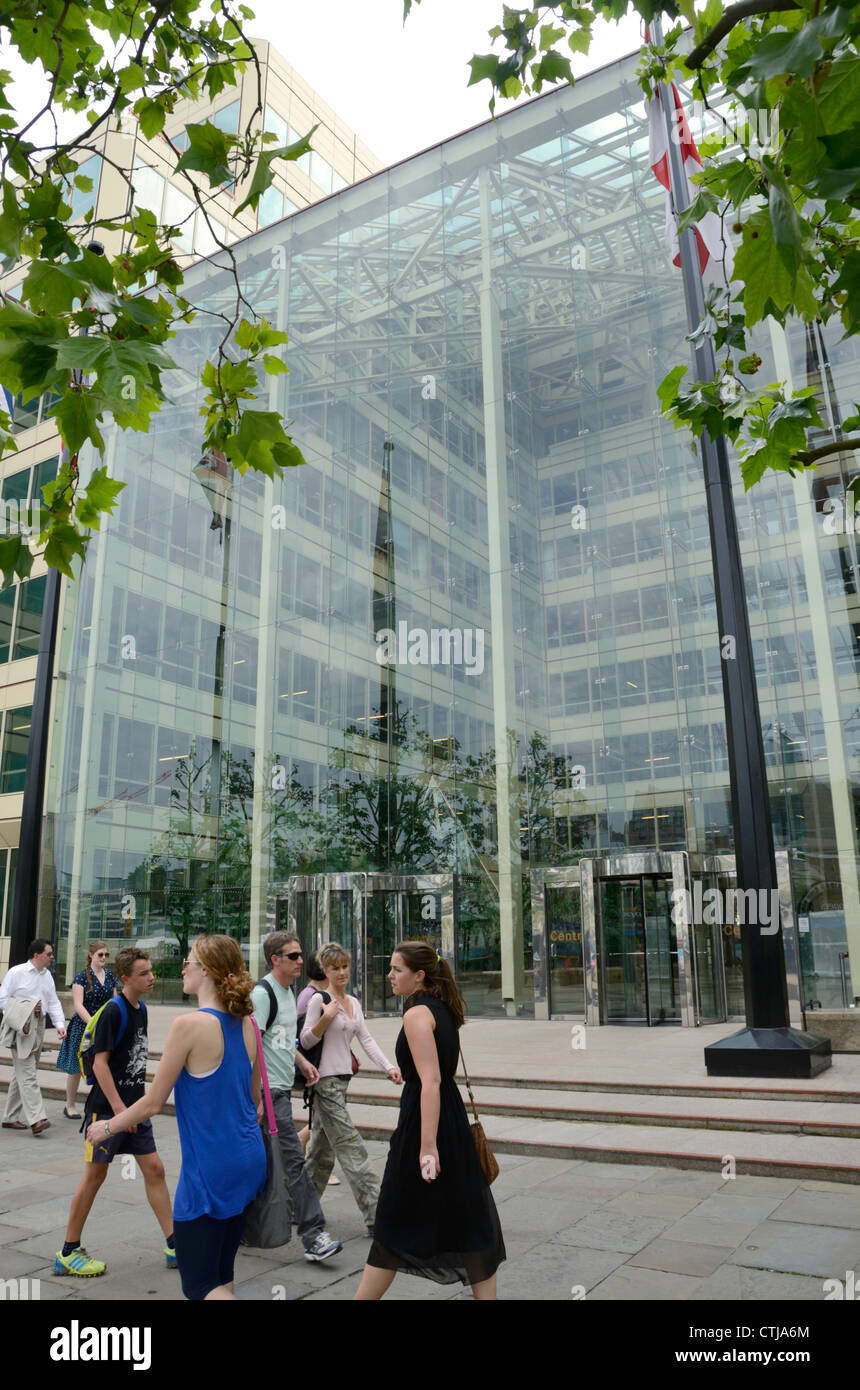 I cotoni la parte centrale del Ponte di Londra per lo sviluppo della città di Londra, Regno Unito Foto Stock