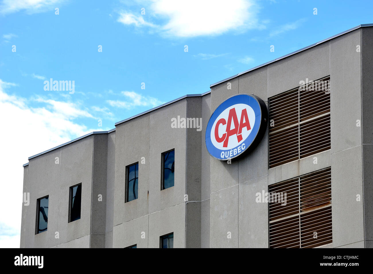 La Canadian Automobile Association (CAA) firmano a Montreal. Foto Stock