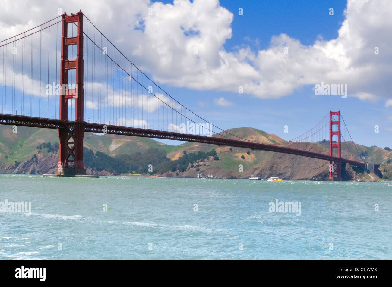 Golden Gate Bridge di San Francisco California USA - questo è il vero uno! Non troverete una foto di questo altrove!! Foto Stock