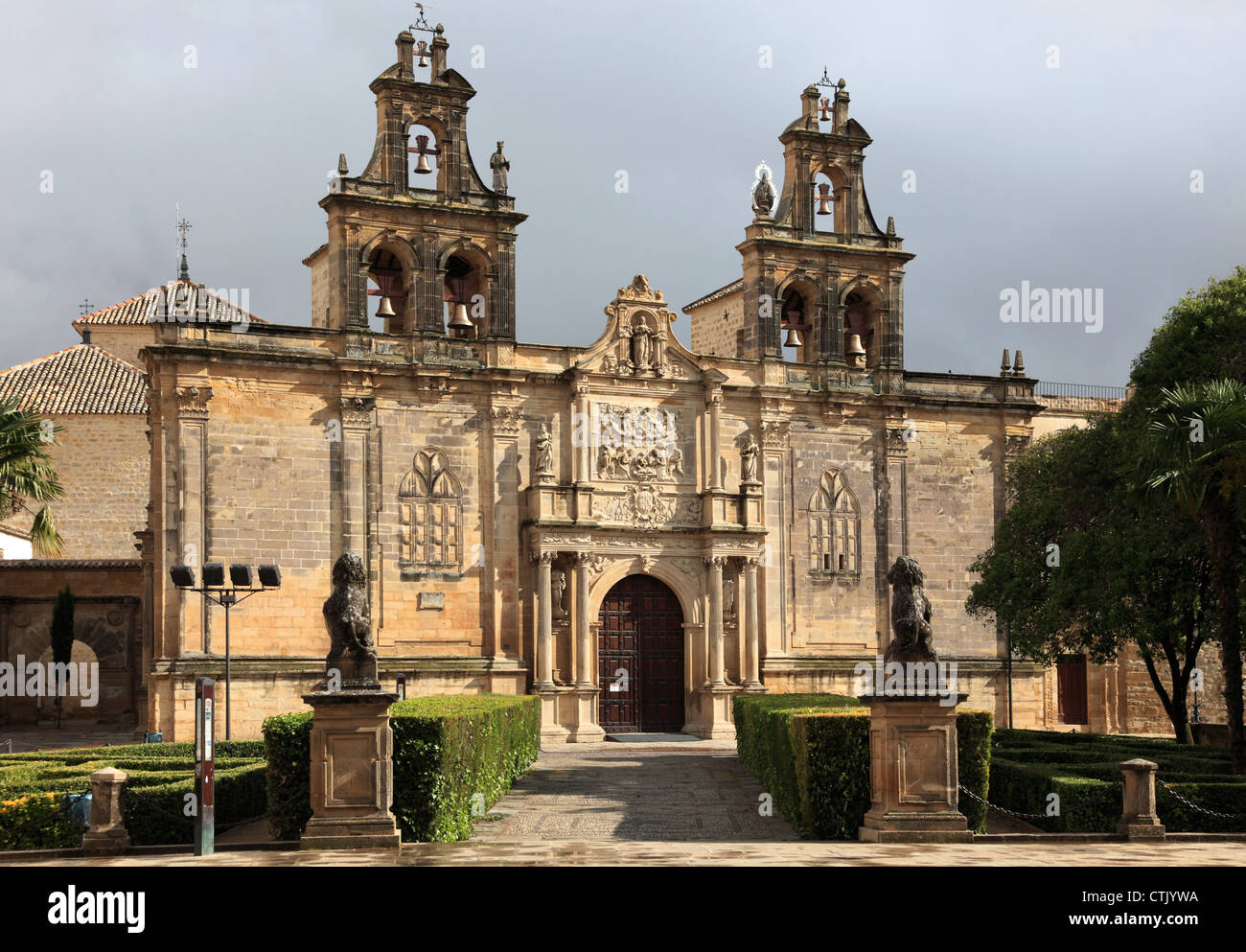 Spagna, Andalusia, a Ubeda, Iglesia di Santa Maria de Los Alcazares, chiesa, Foto Stock