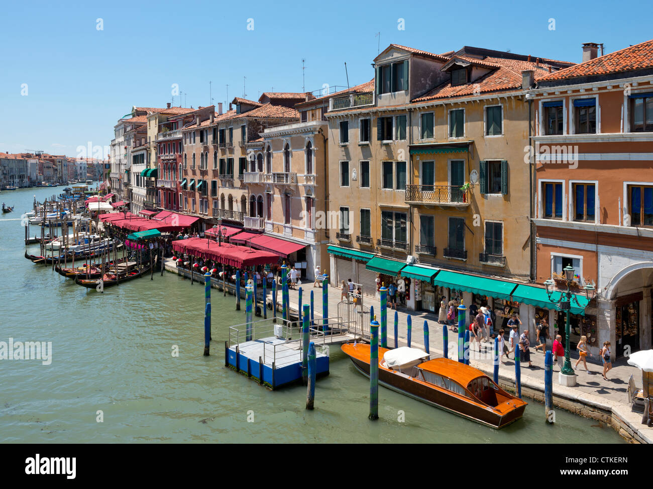 La città di Venezia preso sul Grand Canal Italia Foto Stock