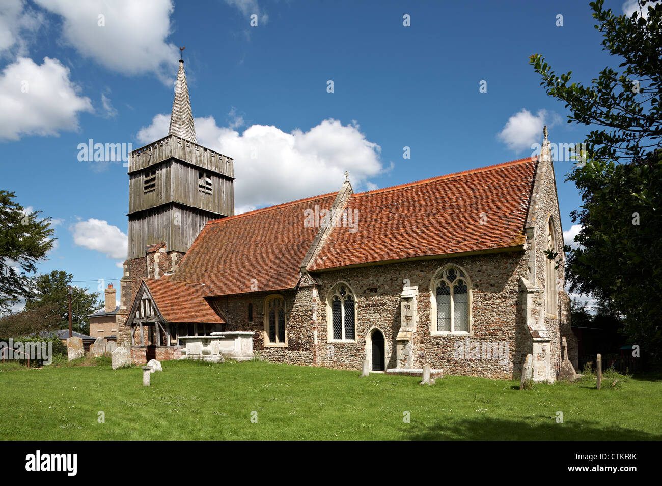 Inghilterra Essex Marks Tey chiesa di St Andrew Foto Stock