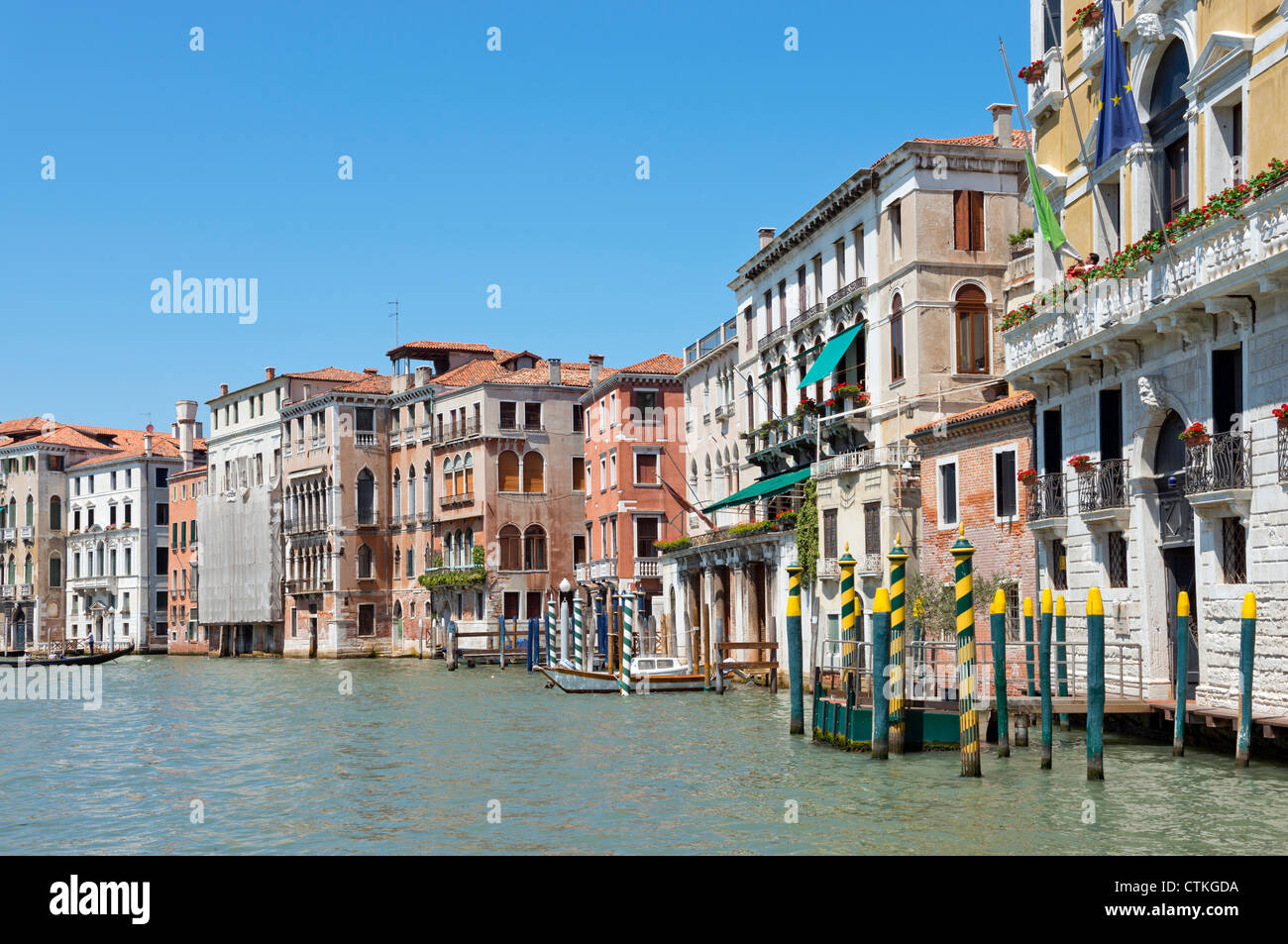La città di Venezia preso sul Grand Canal Italia Foto Stock