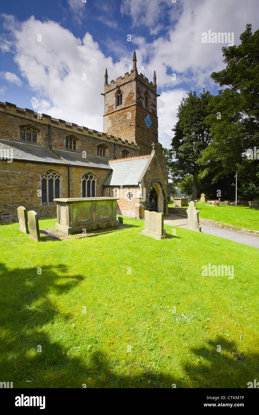 San Pietro e di san Paolo la Chiesa nella città mercato di Caistor sul bordo del Lincolnshire Wolds Foto Stock