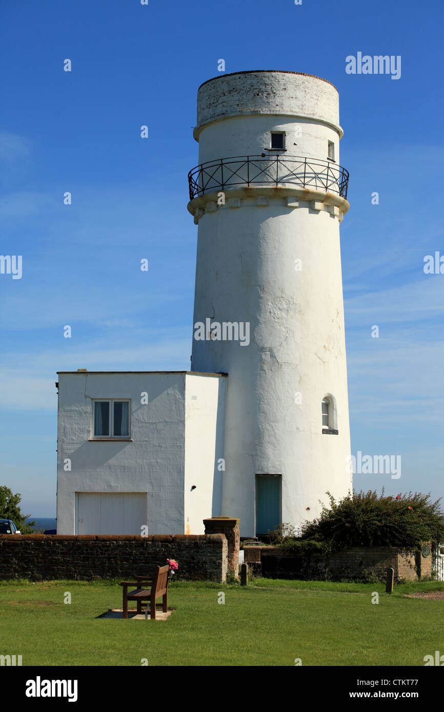 Il vecchio faro a Hunstanton, NORFOLK REGNO UNITO Foto Stock