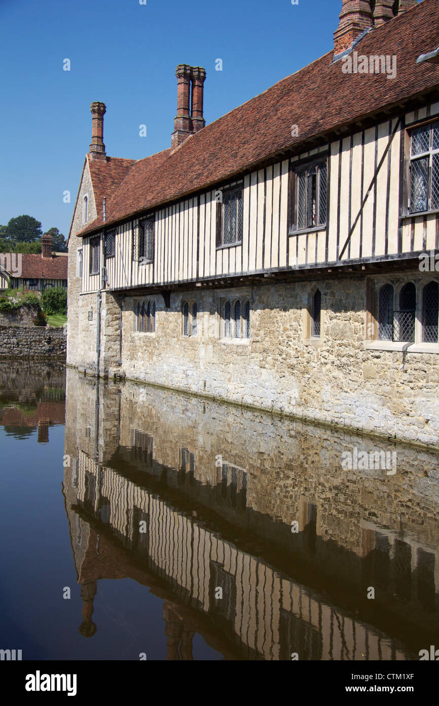 Ightam Mote xiv secolo Manor House Foto Stock