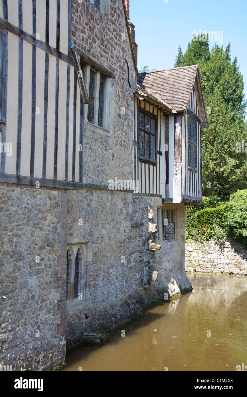 Ightam Mote xiv secolo Manor House Foto Stock