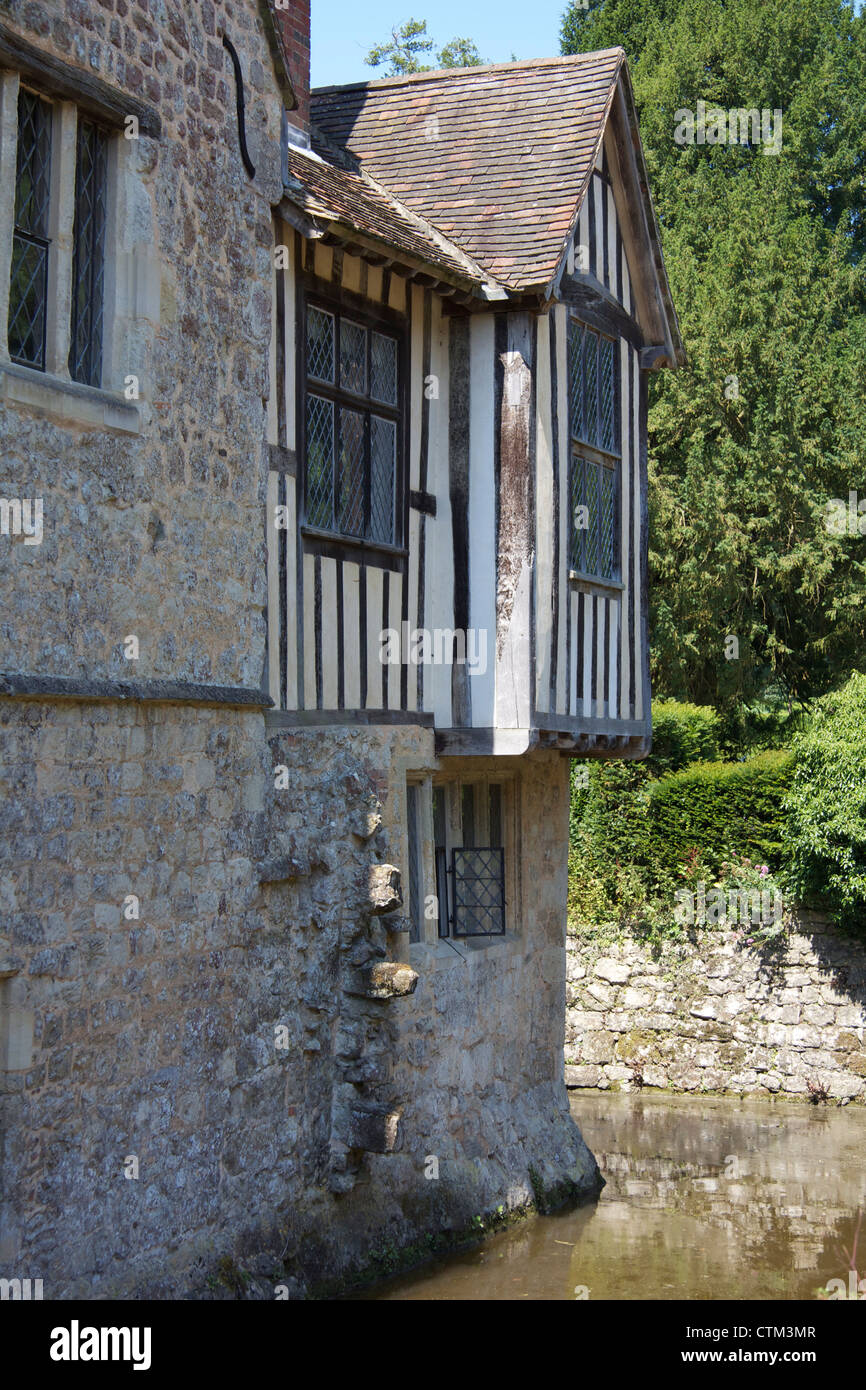 Ightam Mote xiv secolo Manor House Foto Stock