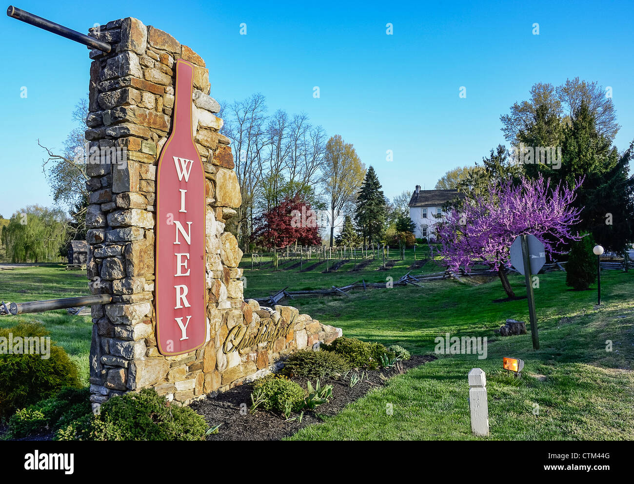 Chadds ford winery, Pennsylvania, Stati Uniti d'America Foto Stock