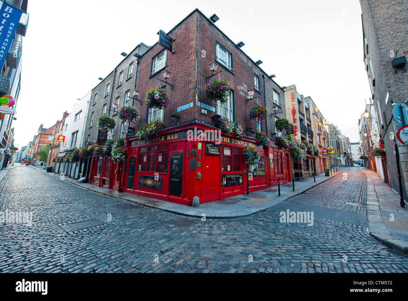 Temple Bar / Temple Lane South, Dublino, Co. Dublino, Irlanda Foto Stock