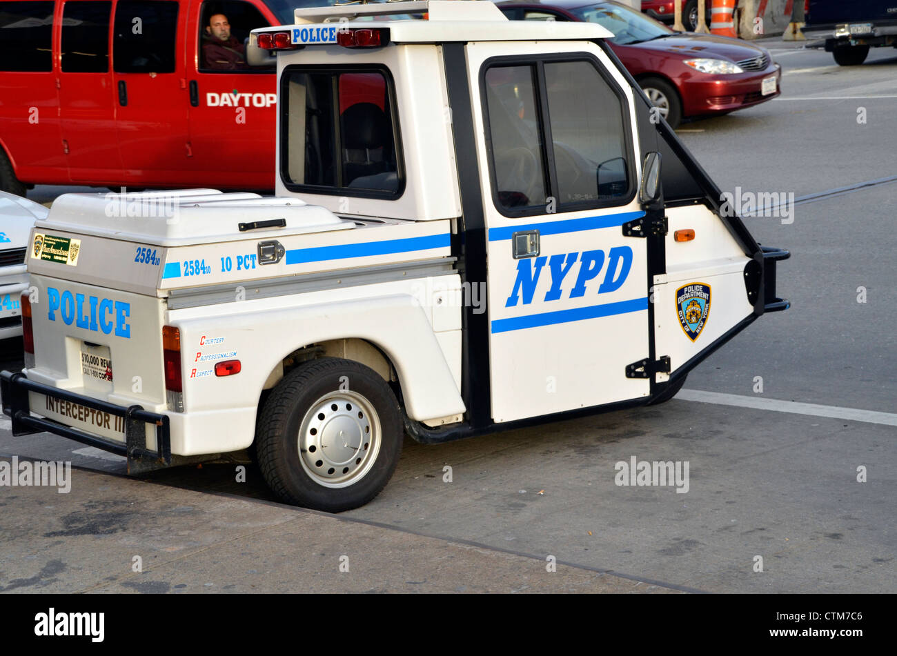 Il New York Police Department veicolo, Foto Stock