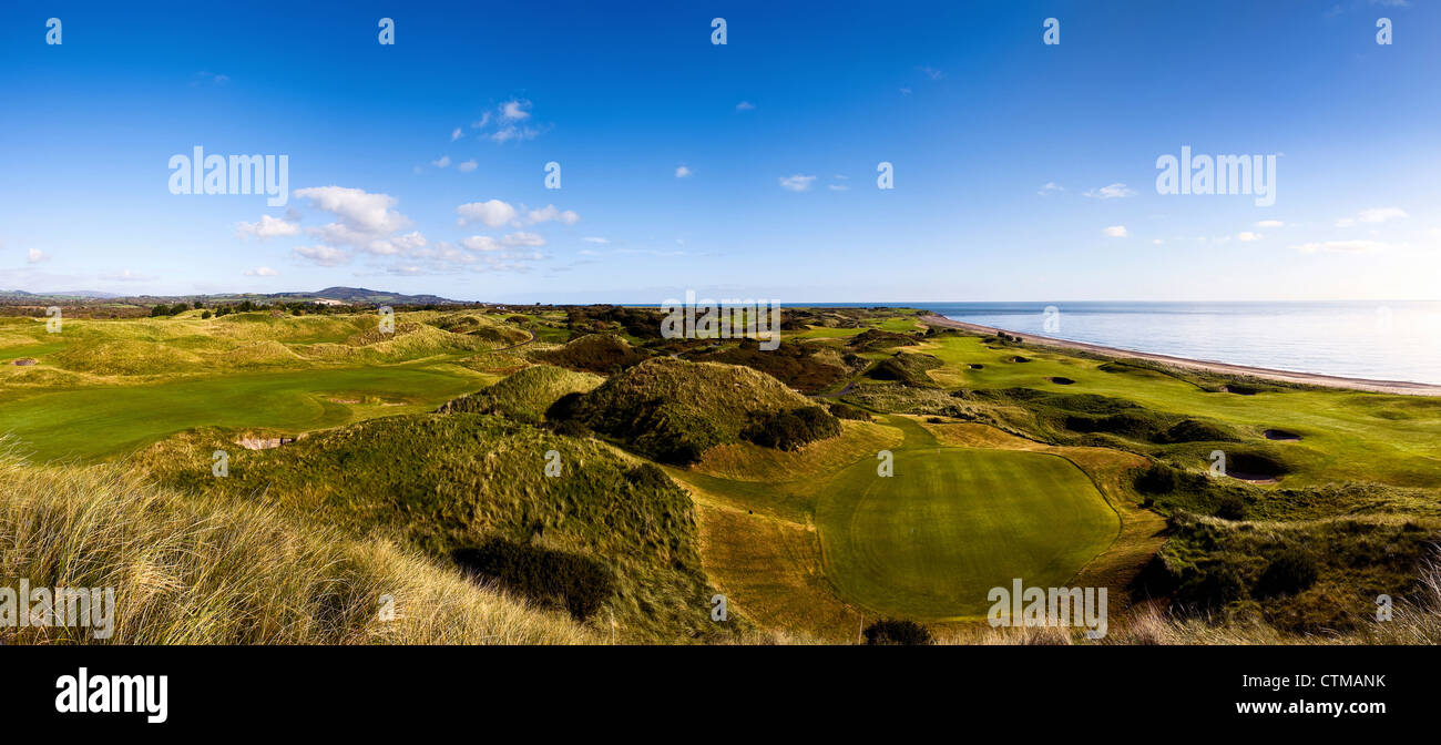 European Club golf course a Wicklow, Irlanda Foto Stock