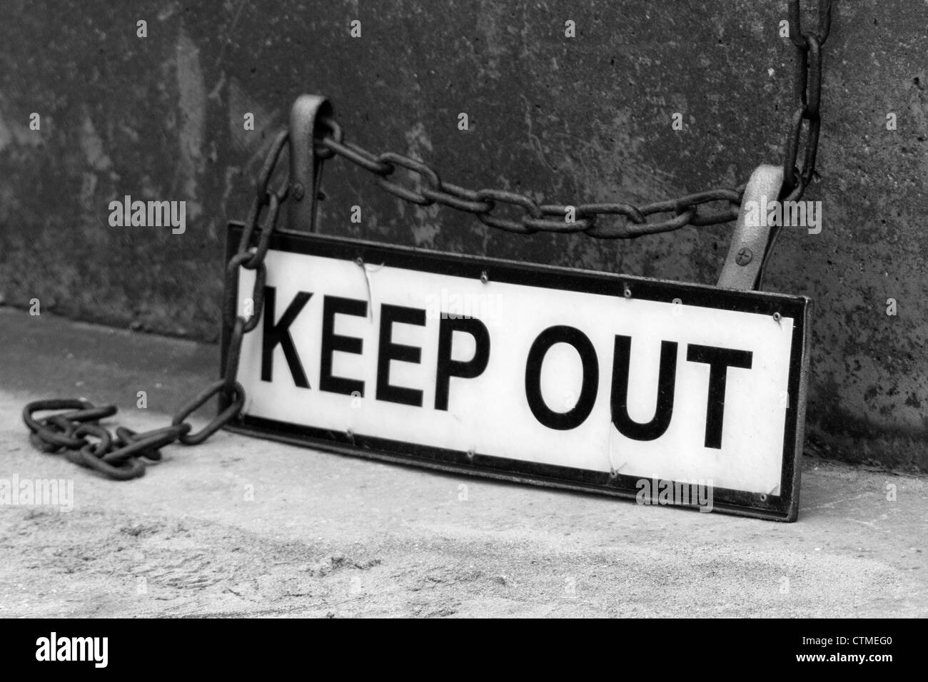 'Keep Out' segno Foto Stock