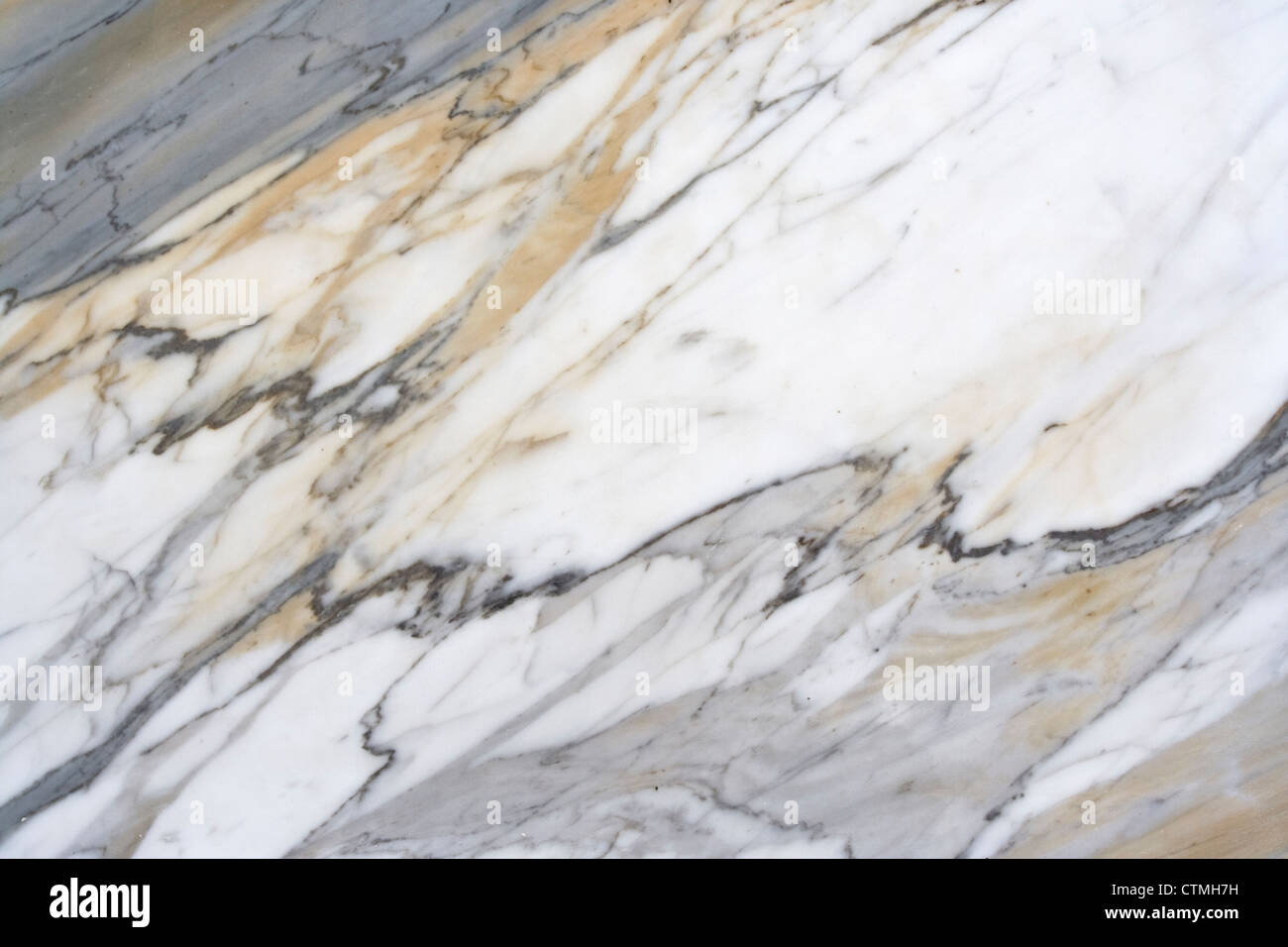 Il marmo bianco di Carrara Foto Stock