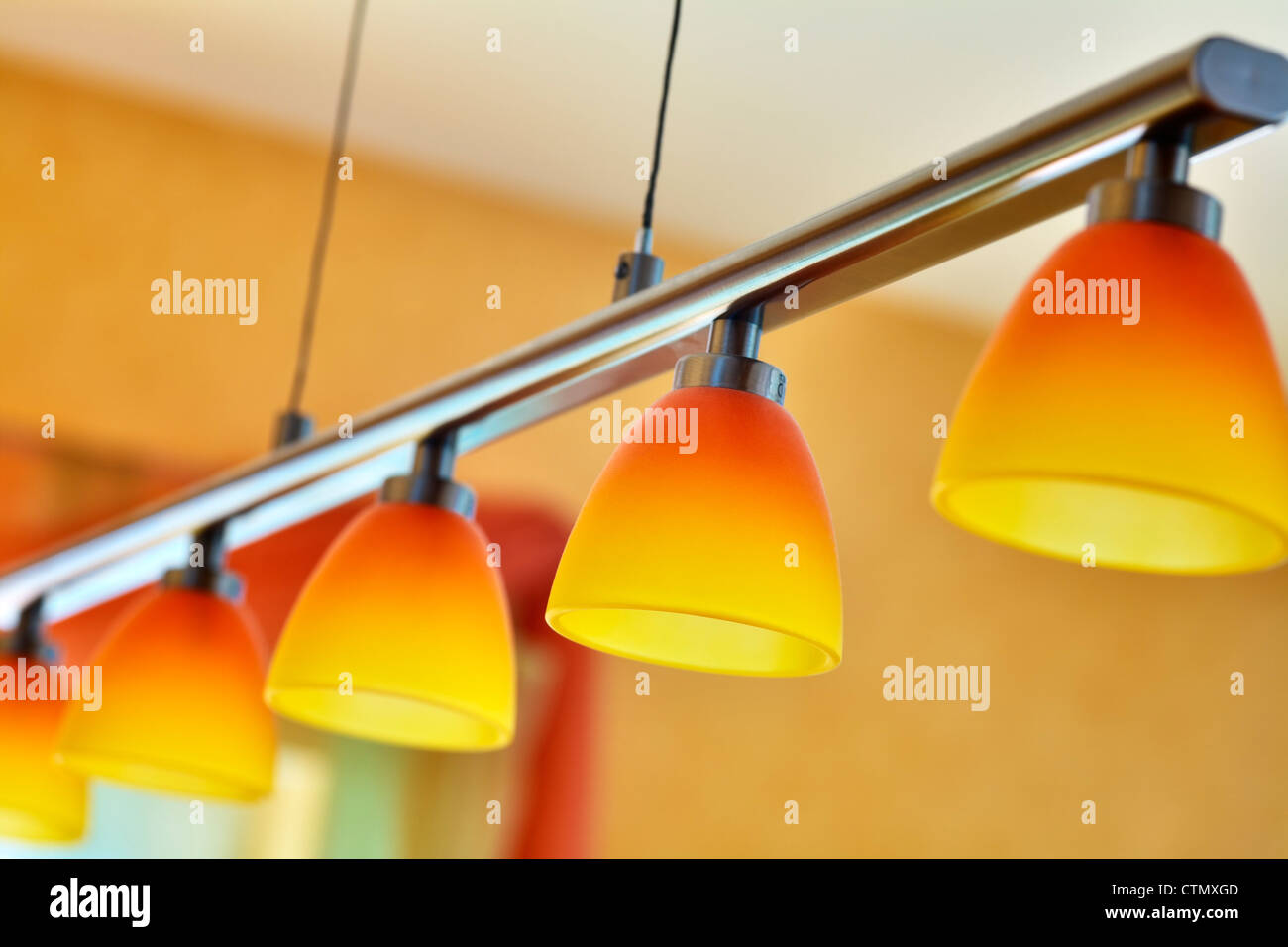 Close up di soggiorno lampada, immagine HDR, Adobe RGB Foto Stock