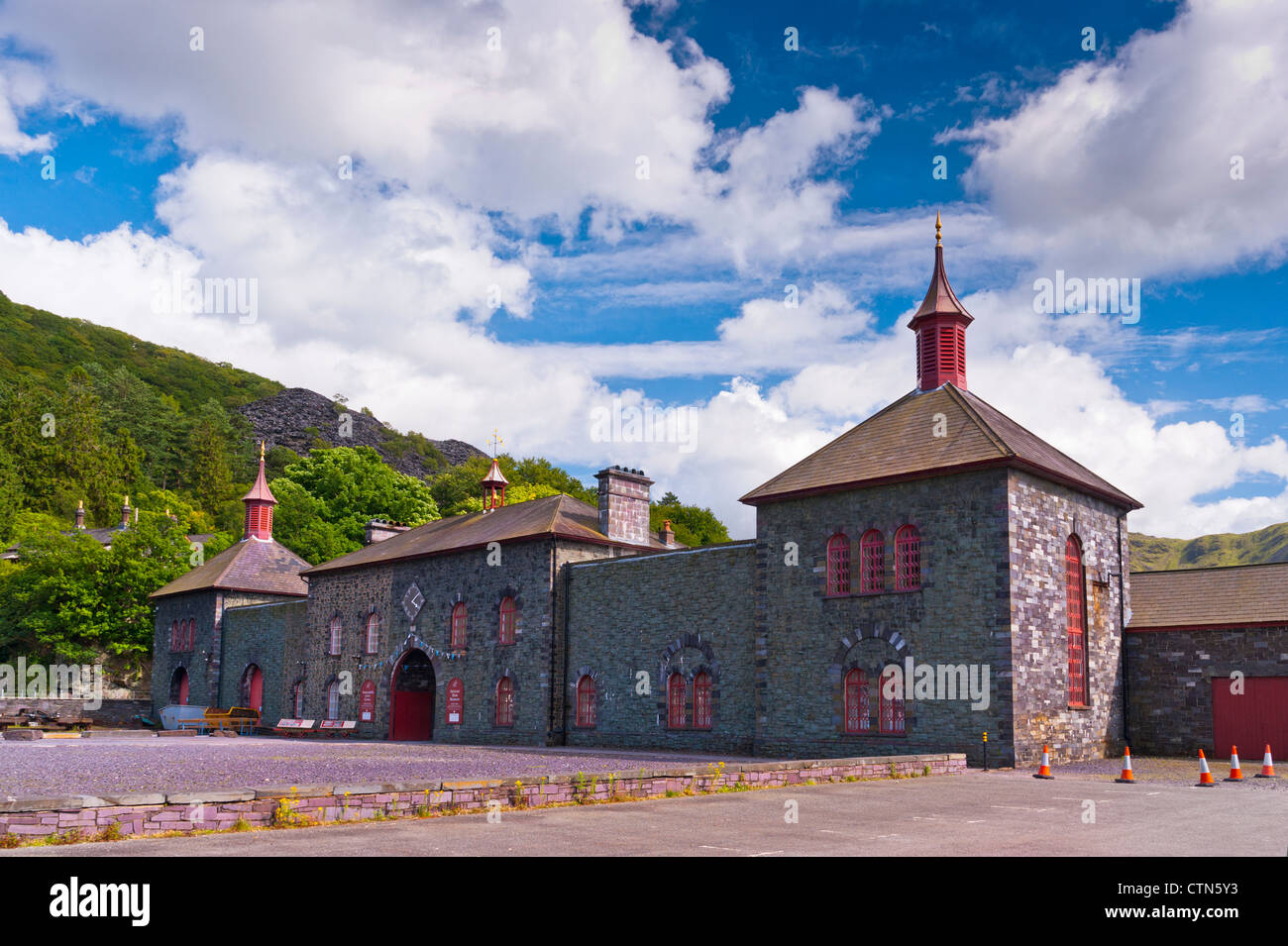 National Slate Museum Llanberis North Wales UK. Foto Stock