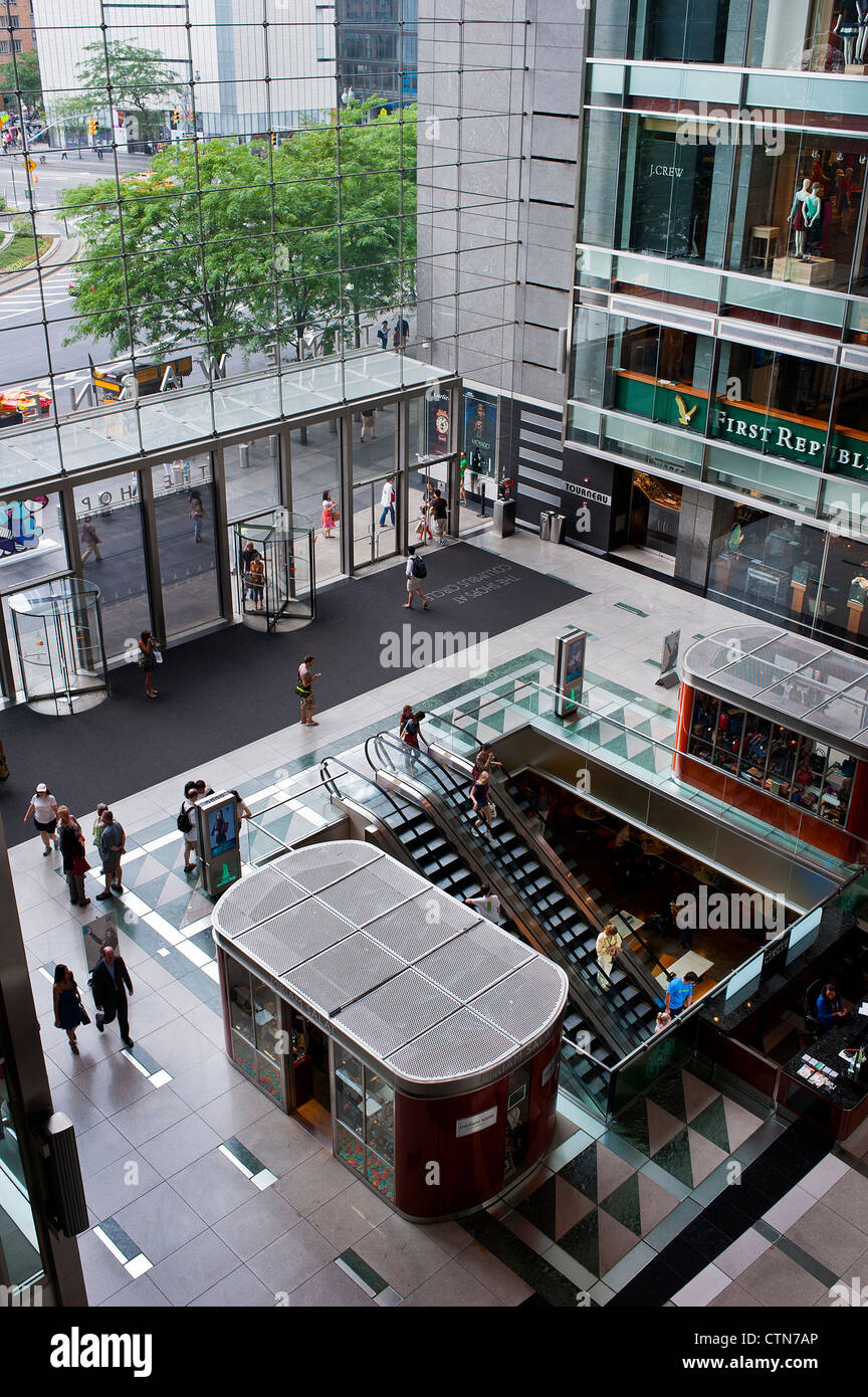 Hall del Time Warner Building Foto Stock